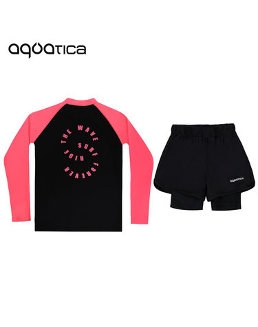 아쿠아티카 아동 래쉬가드 AQAJTS502+AQA420 반바지3부워터레깅스(only one) AQAJTS502+AQA420