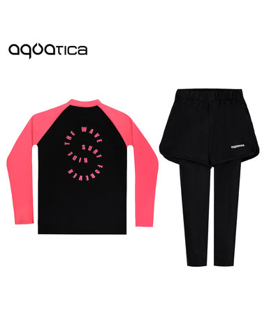 아쿠아티카 아동 래쉬가드 AQAJTS502+AQA421 반바지워터레깅스(only one) AQAJTS502+AQA421