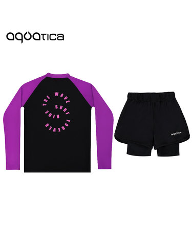 아쿠아티카 아동 래쉬가드 AQAJTS503+AQA420 반바지3부워터레깅스(only one) AQAJTS503+AQA420