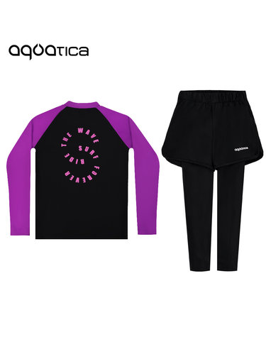 아쿠아티카 아동 래쉬가드 AQAJTS503+AQA421 반바지워터레깅스(only one) AQAJTS503+AQA421