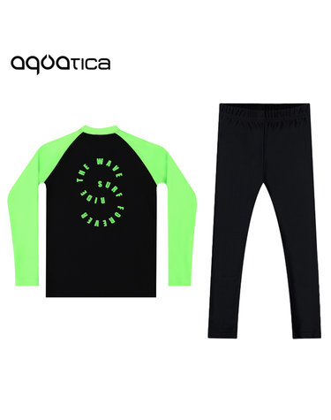 아쿠아티카 아동 래쉬가드 AQAJTS504+워터레깅스 2피스(only one) AQAJTS504+AQA415
