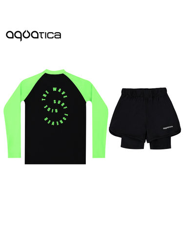 아쿠아티카 아동 래쉬가드 AQAJTS504+AQA420 반바지3부워터레깅스(only one) AQAJTS504+AQA420