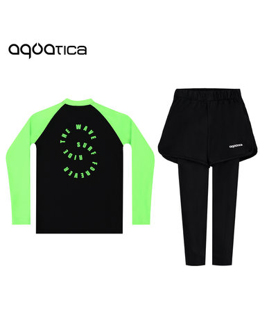 아쿠아티카 아동 래쉬가드 AQAJTS504+AQA421 반바지워터레깅스(only one) AQAJTS504+AQA421