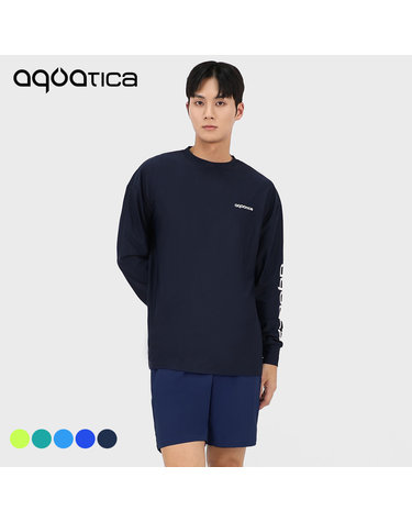 아쿠아티카 아쿠아티카 남성 래쉬가드 AQAUTS24001(네이비)+PZ반바지 2피스 (only one) AQAUTS24001(네이비)+PZ