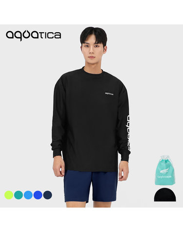 아쿠아티카 남성 래쉬가드 AQAUTS24001(블랙)+PZ반바지 2피스 단품3종세트 AQAUTS24001(블랙)+PZ단품