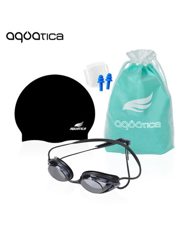 아쿠아티카 AQA-1000 선수용수경 4종 용품 세트 AQA-1000_4종세트