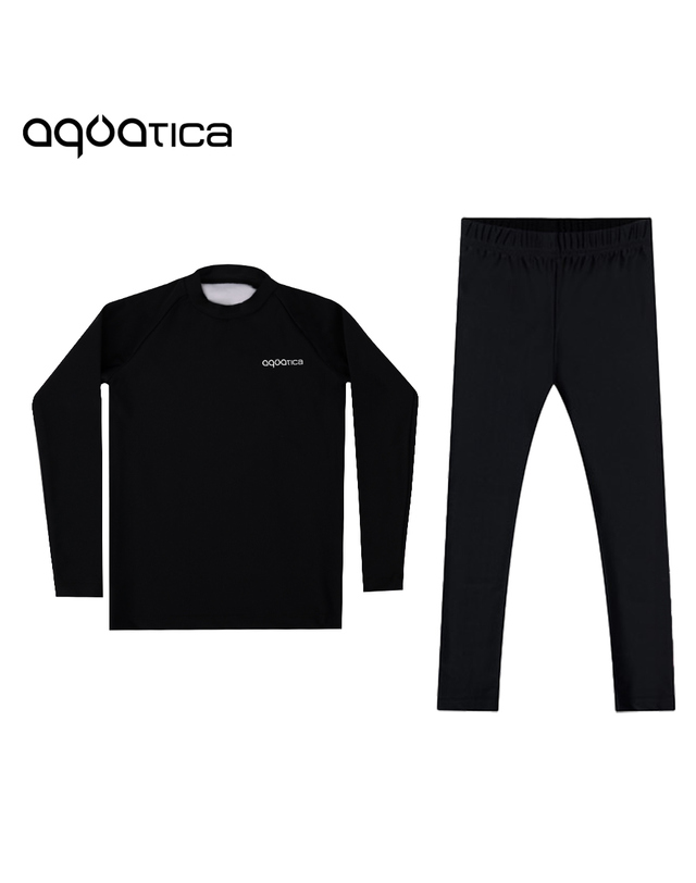 아쿠아티카 아쿠아티카 아동 래쉬가드 AQA381+워터레깅스 2피스(only one) AQA381+AQA415 착용컷