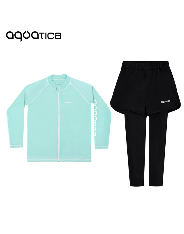 아쿠아티카 아쿠아티카 아동 래쉬가드 AQAJJ452+AQA421 반바지워터레깅스(only one) AQAJJ452+AQA421 착용컷