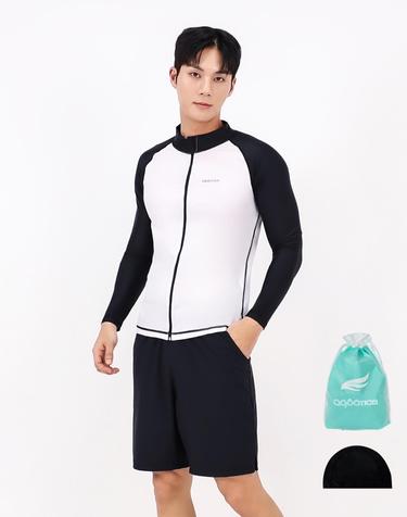 아쿠아티카 남성 래쉬가드 AQAMJP23001 상의+PZ 반바지세트