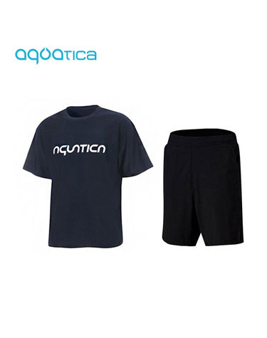 아쿠아티카 남성 래쉬가드 AQAMTS23007 상의+PZ 반바지세트