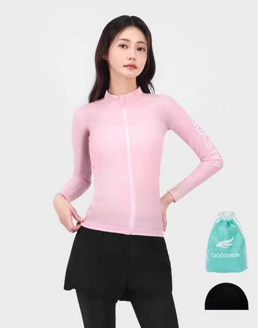 아쿠아티카 여성 래쉬가드집업 AQAWJP23002+WL 레깅스반바지세트 