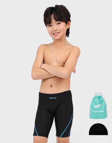 아쿠아티카 남아동 수영복 AQAJB494 스판수모3종세트 