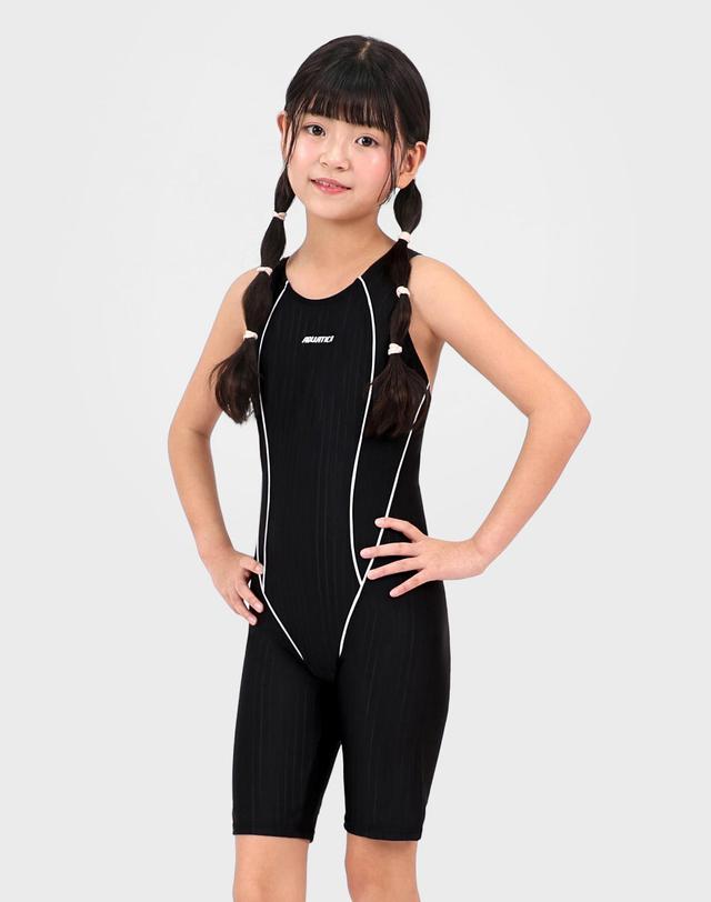 아쿠아티카 아쿠아티카 여아동 실내수영복 AQAJN107 비닐백세트 착용컷