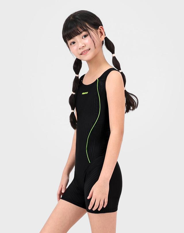 아쿠아티카 아쿠아티카 여아동 실내수영복 AQA123 비닐백세트 착용컷