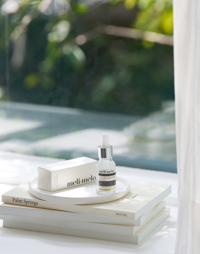 멜리멜로 작은정원 리필오일 15ml 2개입 화이트 착용컷