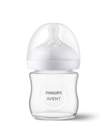 필립스 아벤트 아기편한 유리 젖병 120ml 1P (0m+ 젖꼭지 포함) SCY930/01
