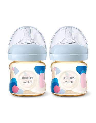 필립스 아벤트 내추럴 PPSU 젖병 125ml 2P (0m+ 젖꼭지 포함) SCF581/20