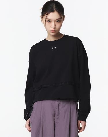 [OFFROAD] 여성 우븐 배색 MTM (블랙)_5LB5915
