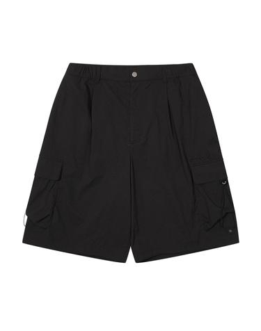 [OFFROAD] 유니 주름지 셋업 반바지 (블랙)_5LD1712