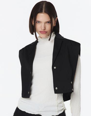 [OFFROAD] 여성 테일러드 VEST (블랙)_5LB1431