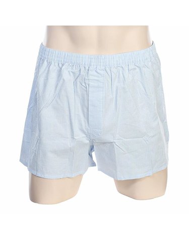 [갤러리아] [barbara]순면 잔체크나염 남성트렁크 AMT4996T BL