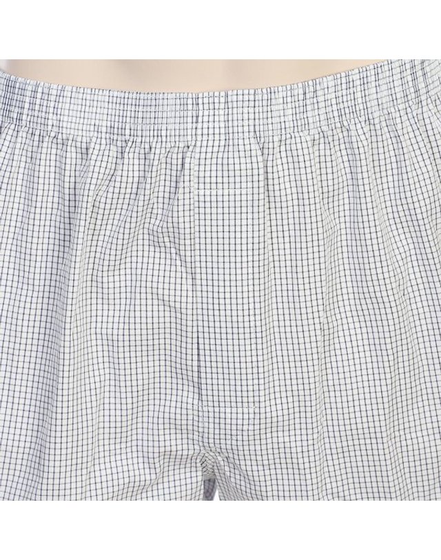바바라 BARBARA [갤러리아] [barbara]순면 잔체크나염 남성트렁크 AMT4908T NAVY 착용컷