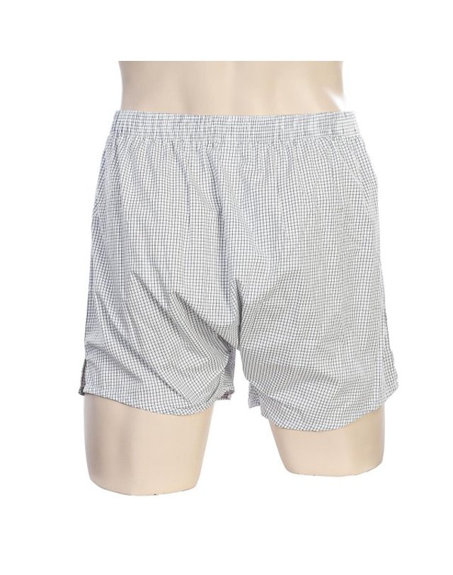바바라 BARBARA [갤러리아] [barbara]순면 잔체크나염 남성트렁크 AMT4908T NAVY 착용컷