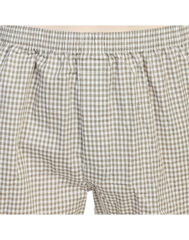 바바라 BARBARA [갤러리아] [barbara]순면 잔체크나염 남성트렁크 AMT4909T KHA 착용컷