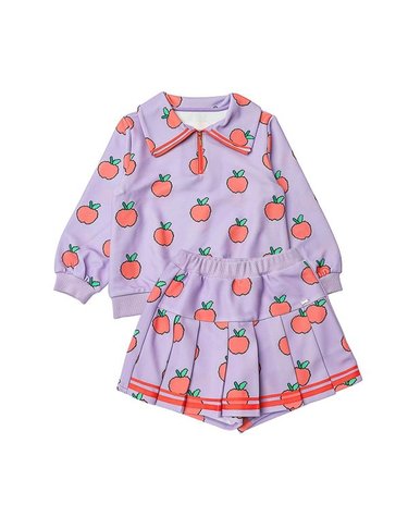 [갤러리아] 티파니주니어  사과나염집업티+큐롯바지 셋업 T34KBT010/T34KBP040