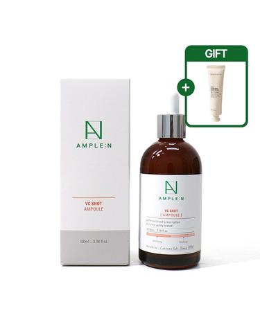 코리아나 앰플엔 VC샷 앰플 대용량 100ml + 붐디아다 아이크림