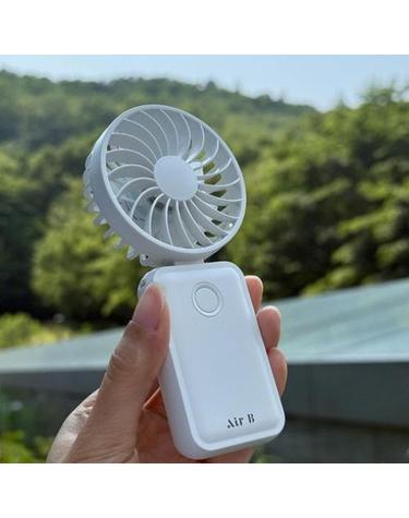 1+1 에어비 미니 폴더블 스트랩 접이식 휴대용 선풍기