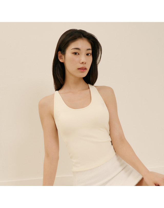 마른파이브 히트터치 홀터넥 기모 브라탑 착용컷
