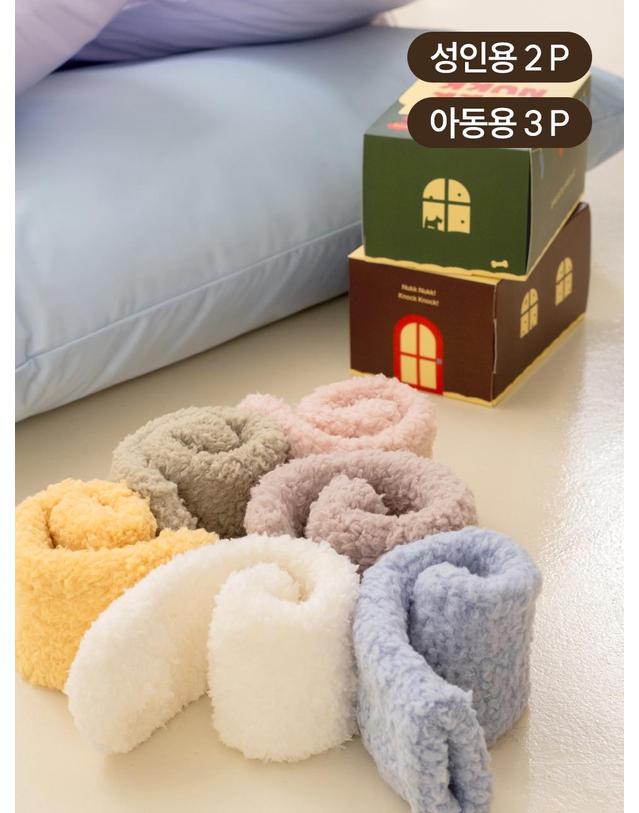 마른파이브 넉넉 하우슬립 수면양말 패밀리 세트 착용컷