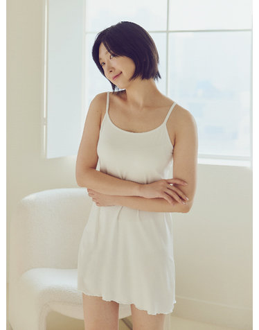 모달 브라캡 이너 롱나시 슬립원피스