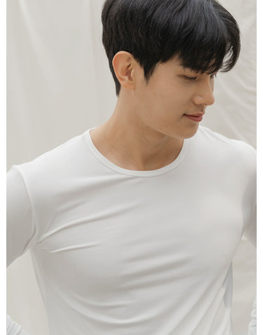 히트터치 발열내의 기모 남자내복 상의 티셔츠