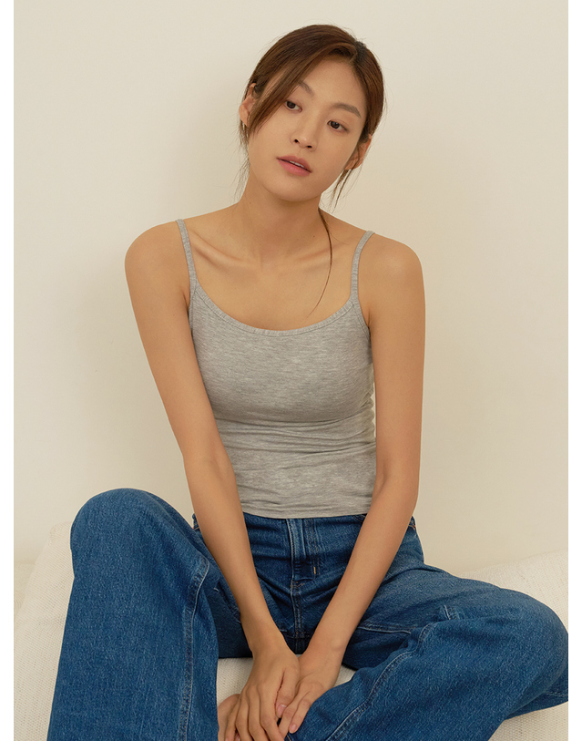 마른파이브 캡내장 모달 브라캡 나시탑 착용컷
