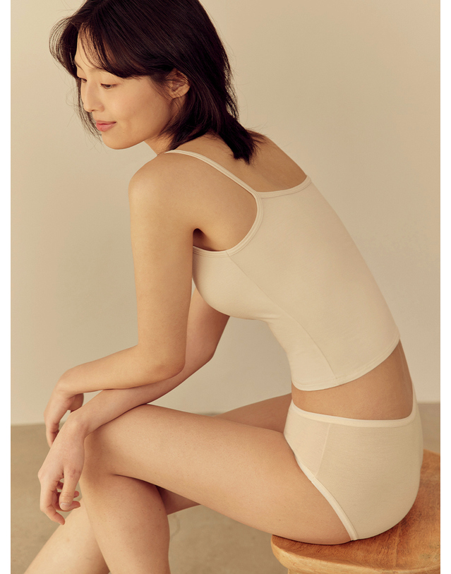 마른파이브 쉬어 브라탑 모달 착용컷