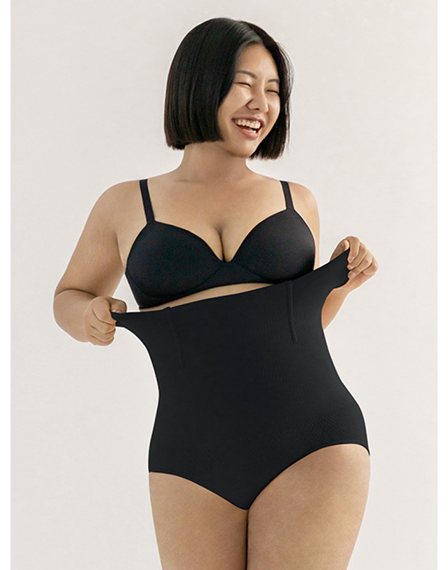 마른파이브 군살 쏙 뱃살 강력보정 삭팬티 착용컷