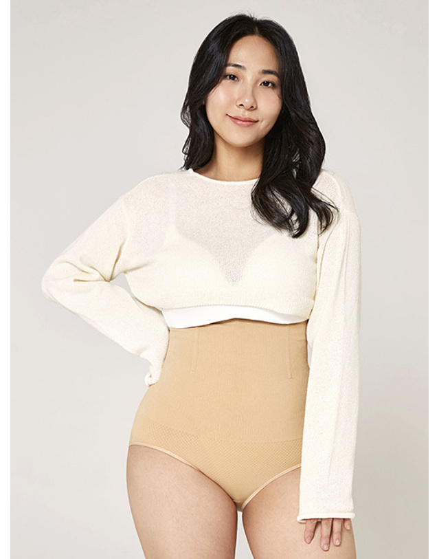 마른파이브 군살 쏙 뱃살 강력보정 삭팬티 착용컷