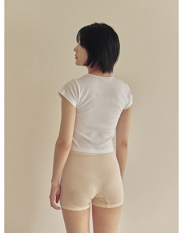 마른파이브 Y존 커버 인견 속치마바지 착용컷