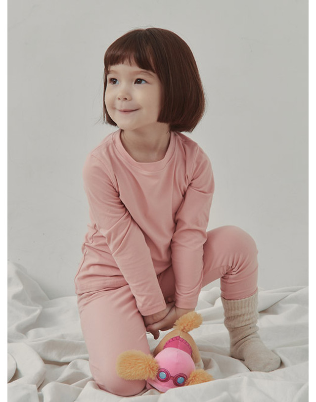 마른파이브 히트터치 유아용 키즈 보온 발열내의 착용컷