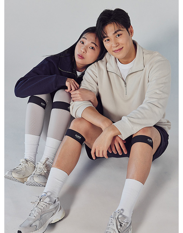 마른파이브 프지마 무릎 슬개건 보호대 충격방지형 착용컷