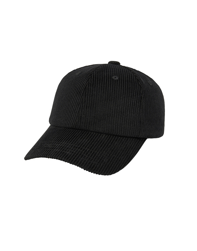 로드로아르 코듀로이 볼캡 BLACK 착용컷