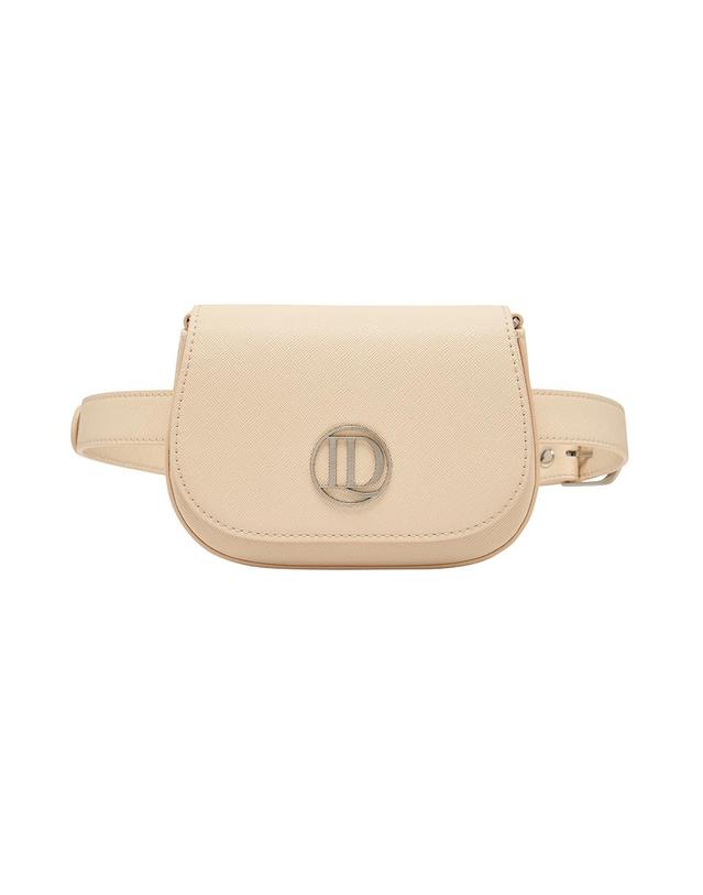 로드로아르 플립 체인 벨트백 BEIGE 착용컷