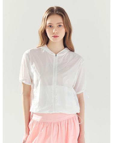 초경량 후드 집업 아노락 WHITE