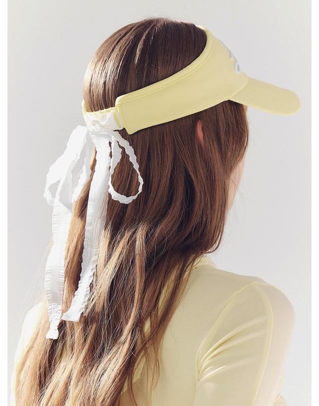 로드로아르 프릴 썬바이저 YELLOW 착용컷