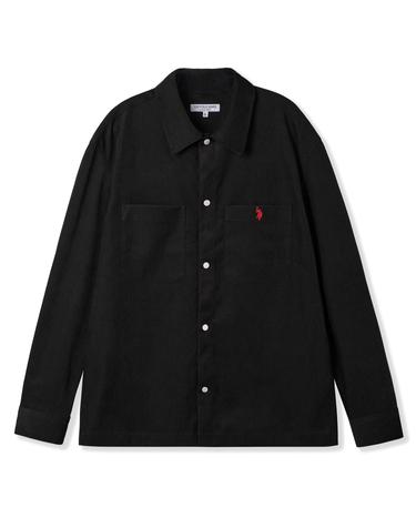 [USPA] 남성 오버핏 스웨이드 셔츠
