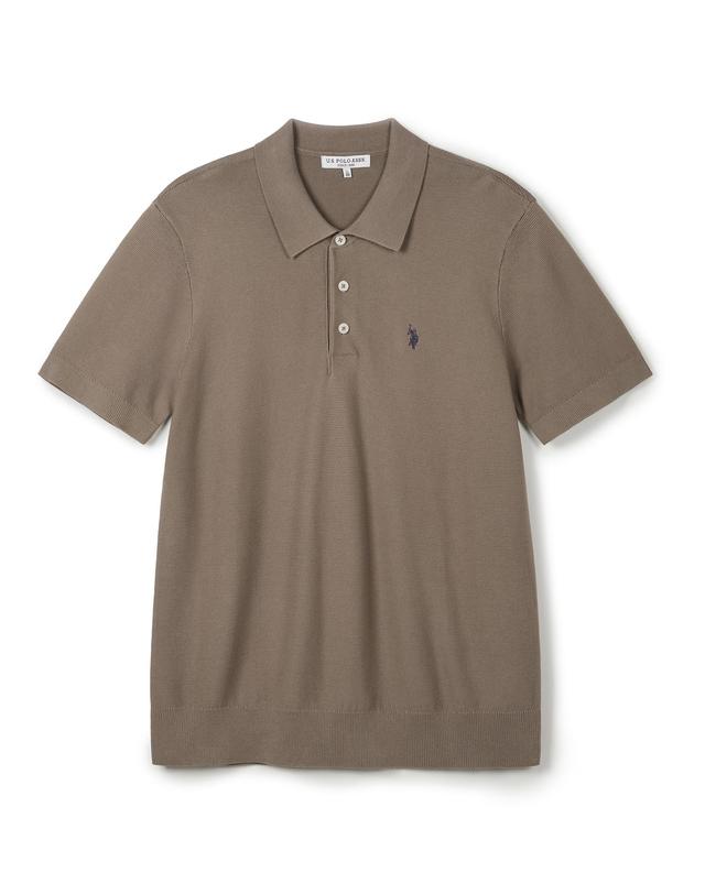 유에스폴로어신 [USPA] 남성 면 반팔 카라니트 MP25KT2 착용컷