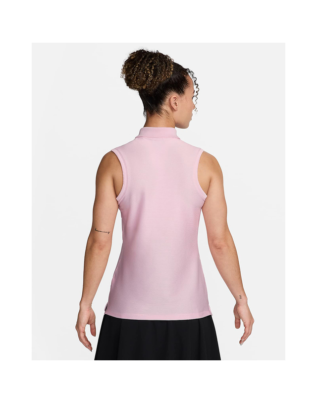 나이키 나이키 여성 드라이핏 빅토리 민소매 골프 폴로 핑크 FD6708-663 착용컷