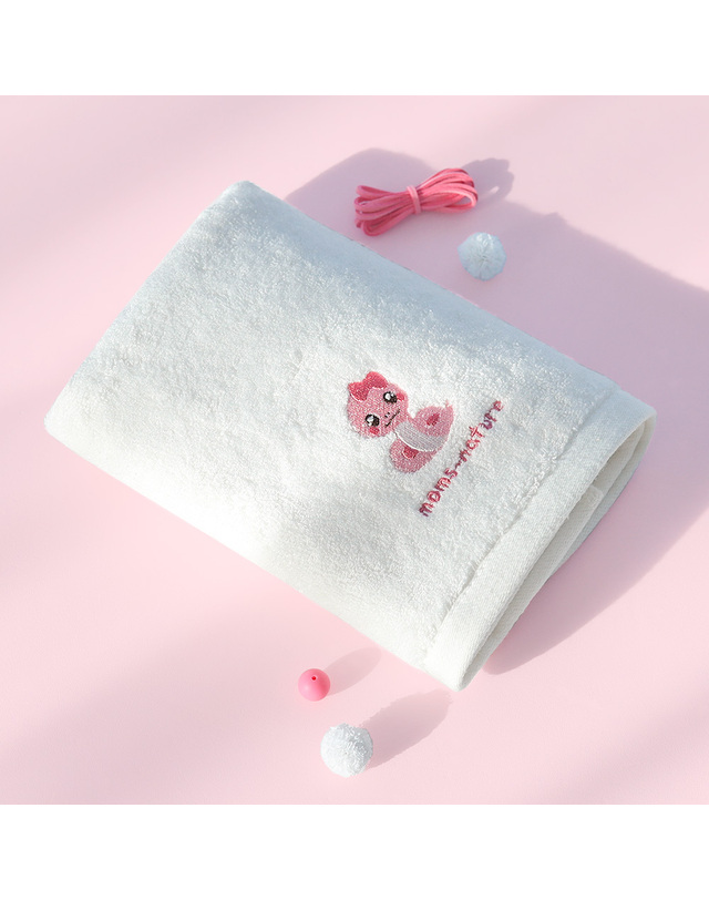 맘스네이처 [맘스네이처] 대나무 아기목욕타올 / 40X80 착용컷